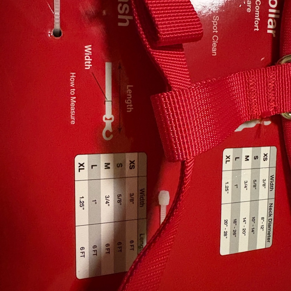 Coleman Red Pet Harness collar and leash size large - Picture 4 of 5